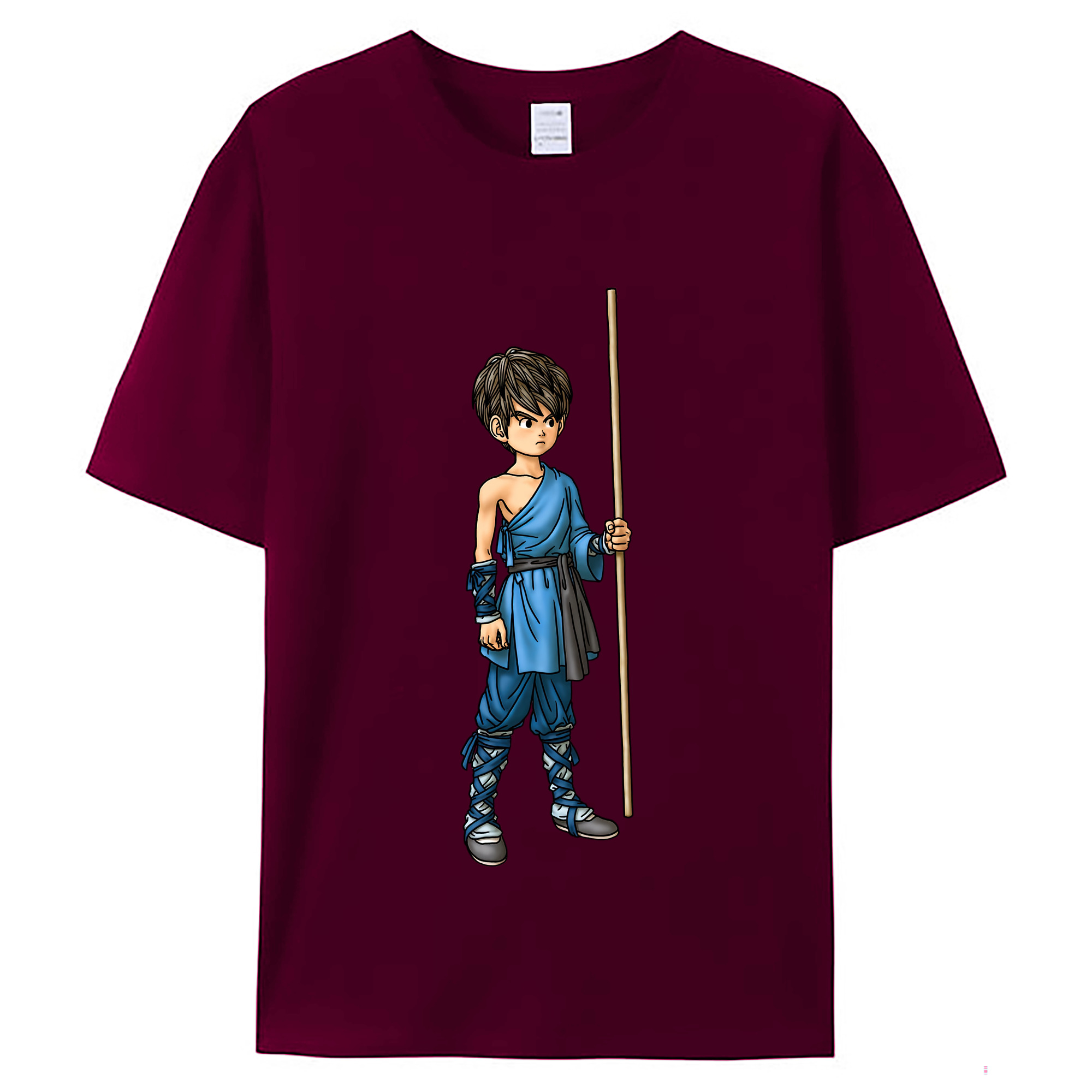 （画像用） ドラゴンクエスト Doragon Kuesuto Dragon Quest レディースカジュアルプリントTシャツ（綿100％）
